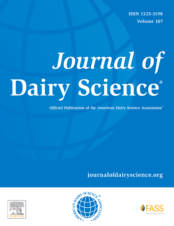Go to journal home page - Journal of Dairy Science